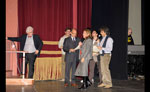 univercity photo challenge - Il Presidente della Camera di Commercio di Catanzaro Paolo Abramo premia la Signora Lucia Nocera in rappresentanza dell'I.T.I.S. di Catanzaro - Primo posto Categoria Scuole Medie Superiori